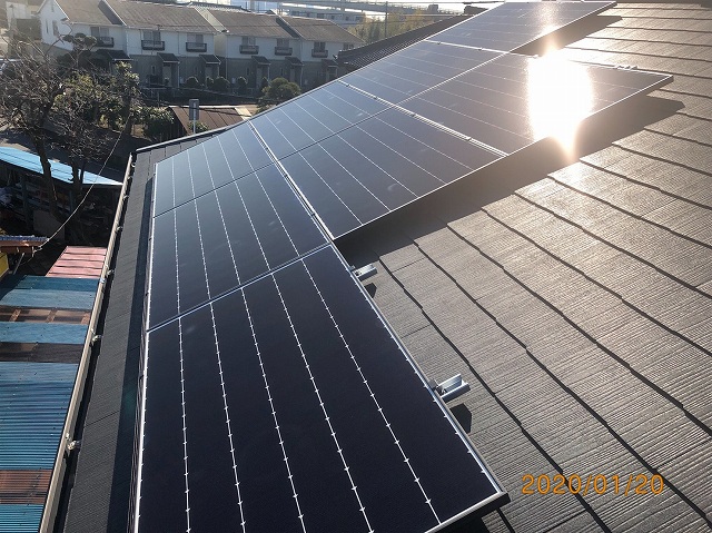 千葉市　Ｓ様　カナディアンソーラー5.28ｋｗ太陽光発電設置工事のサムネイル